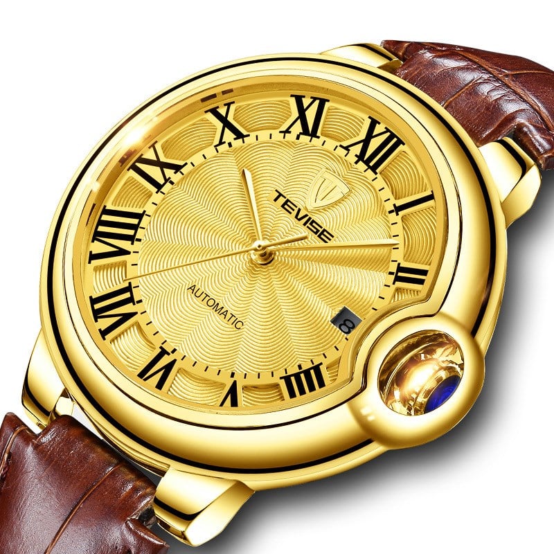 Elegant Men's Roman Numeral Dial Watch