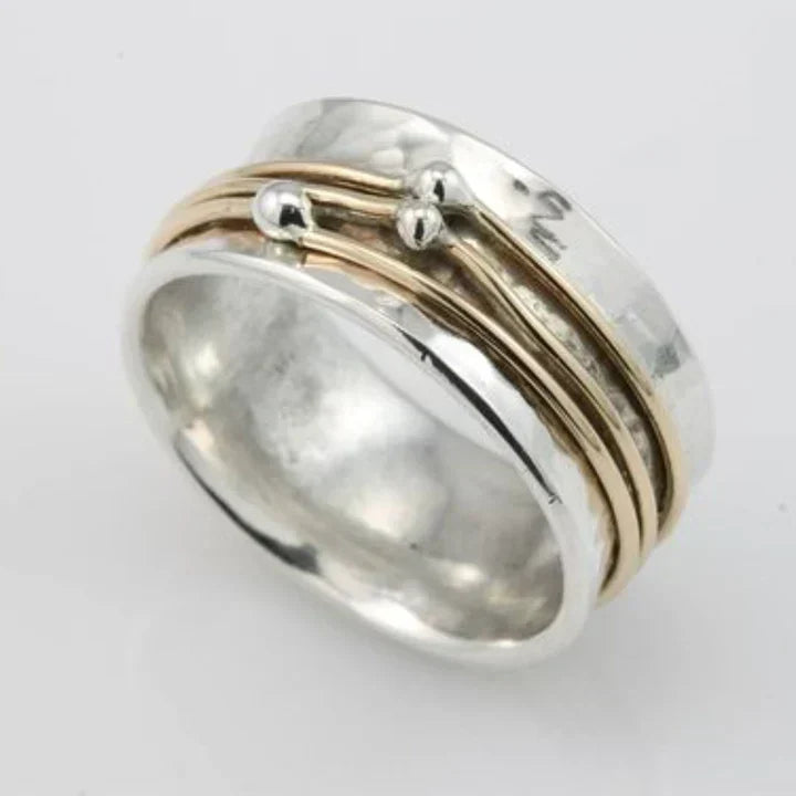 Vintage Silver and Gold Ring