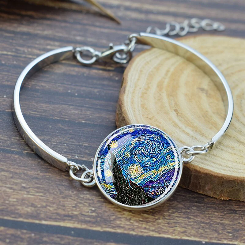 Mirella Artistic Starry Night Pendant Bracelet