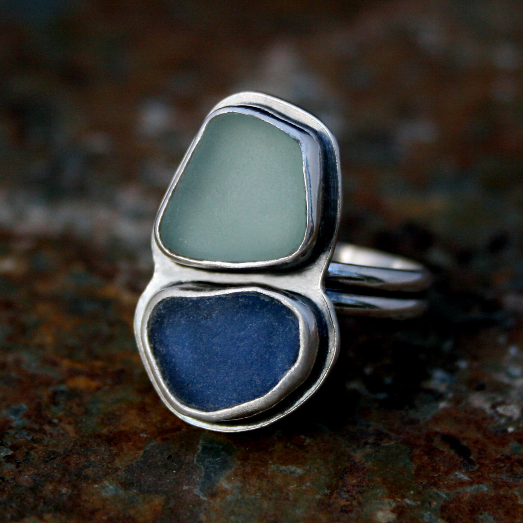 Vintage Silver Ring with Stones