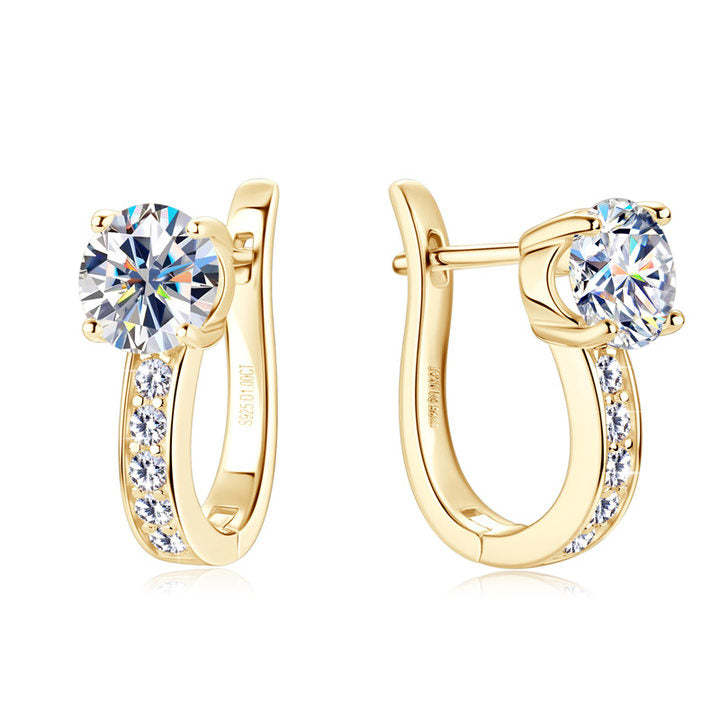 Moissanite Stud Earrings - Nimue