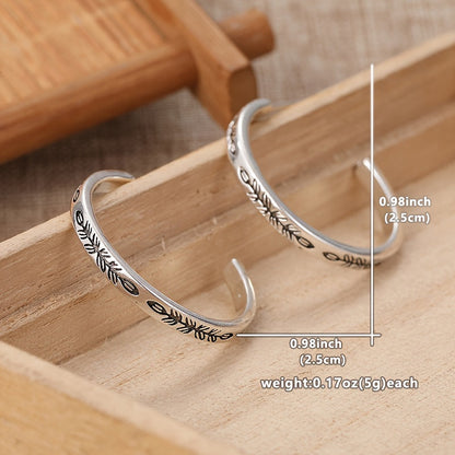 Silver Hoop Earrings Limited Edition Collection