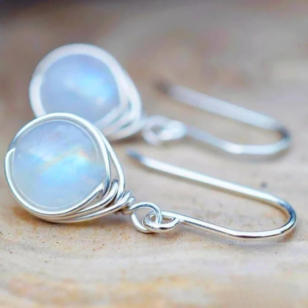 Moonstone Earrings – Private Collection