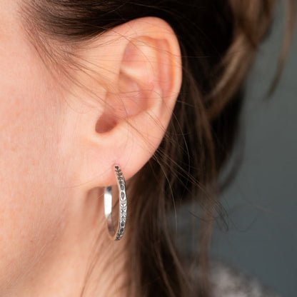 Silver Hoop Earrings Limited Edition Collection