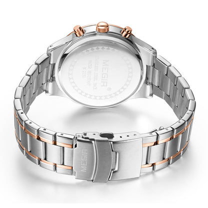 Men's Stainless Steel Sport Chronograph Watch