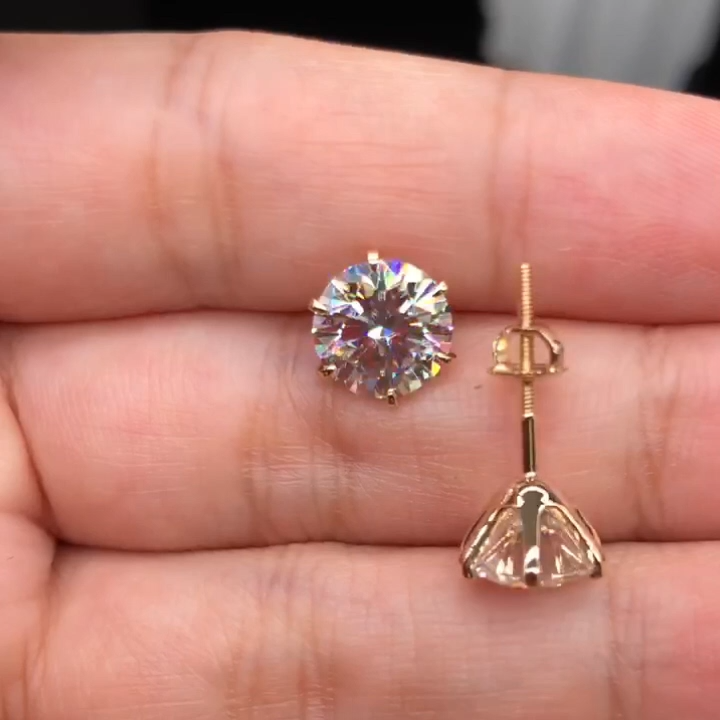 White Gold Tera Collection Earrings - Handmade Limited Edition