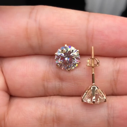 White Gold Tera Collection Earrings - Handmade Limited Edition