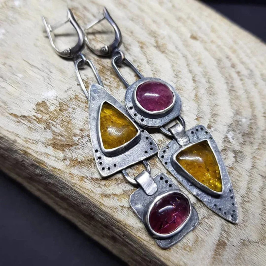 Geometric Triangle Earrings - Limited Edition
