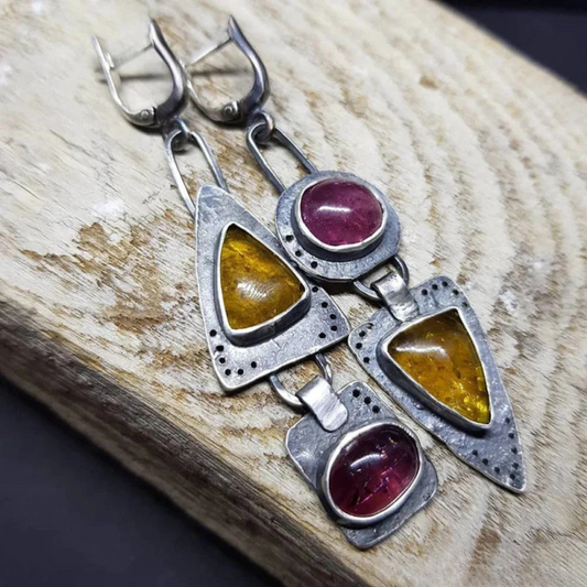 Geometric Triangle Earrings - Limited Edition