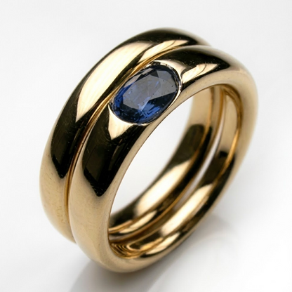 Women's Oval Gemstone Ring - Ilaria