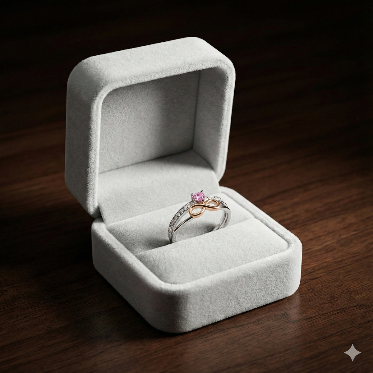 Eternal Infinity Ring - Mother & Daughter