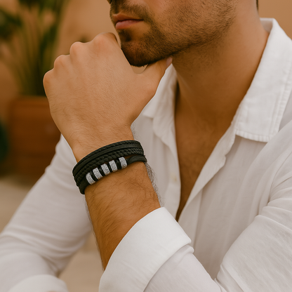 Regal Vintage - Luxury Leather Bracelet