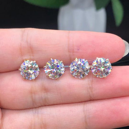 White Gold Tera Collection Earrings - Handmade Limited Edition
