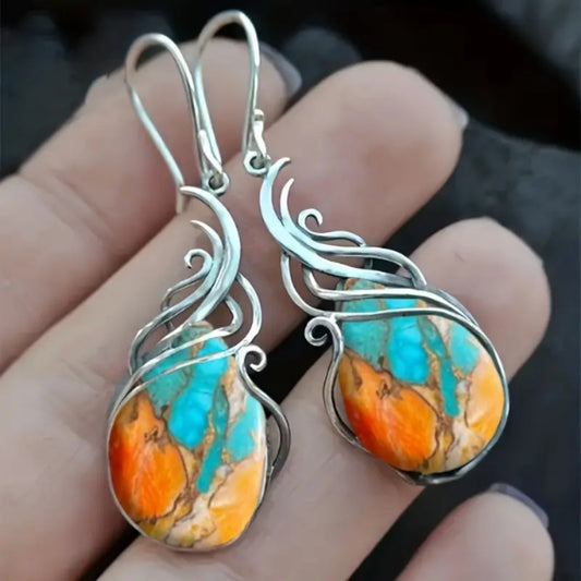 Gemstone Drop Earrings - Limited Edition Collection