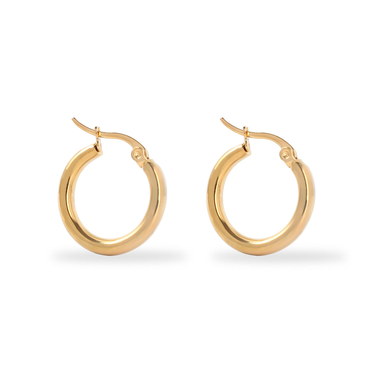 Classic Polished Sterling Silver Hoops - Handmade in the UK, Limited Edition