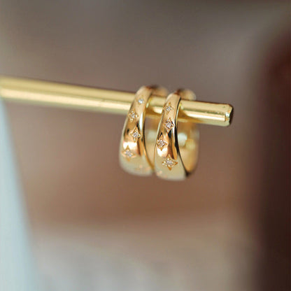 Gold and Silver Earrings Timeless Elegance Limited Edition Collection
