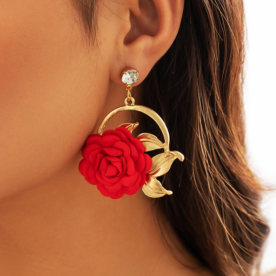 Bellccini RoseGlow Rhinestone Earrings