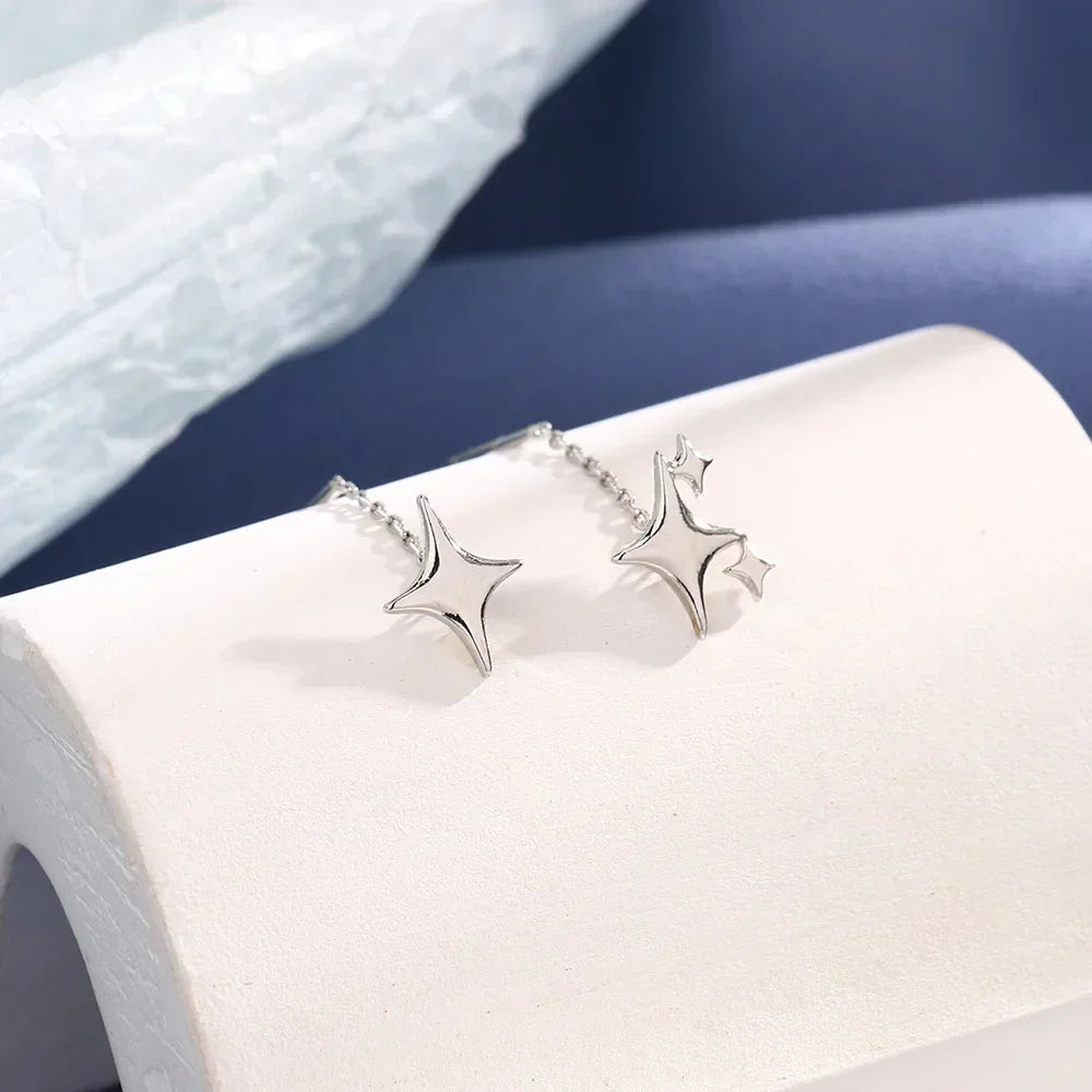 Sterling Silver Star Earrings - Limited Edition