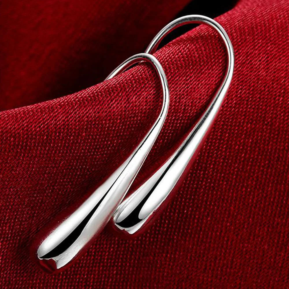 Sterling Silver Teardrop Earrings Exclusive Edition Made in the UK