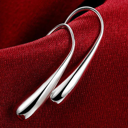 Sterling Silver Teardrop Earrings Exclusive Edition Made in the UK