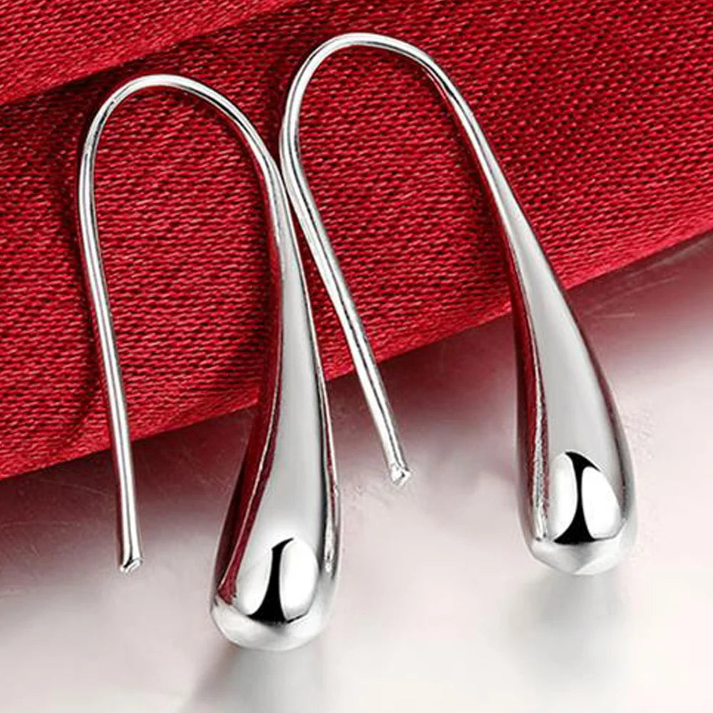Sterling Silver Teardrop Earrings Exclusive Edition Made in the UK