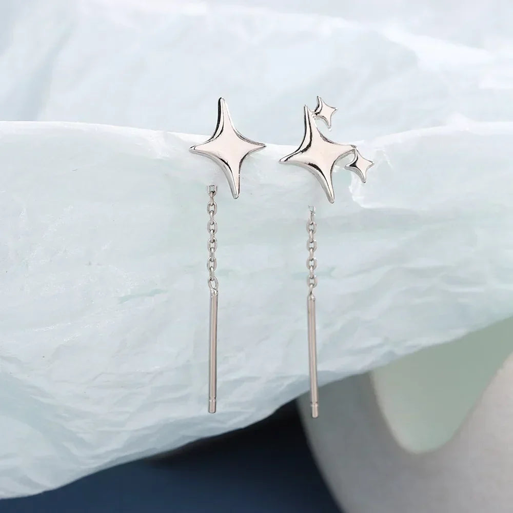 Sterling Silver Star Earrings - Limited Edition