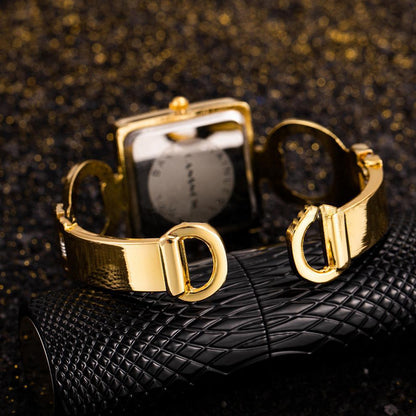 FrostGlimmer Radiant Stainless Steel Bracelet Watch
