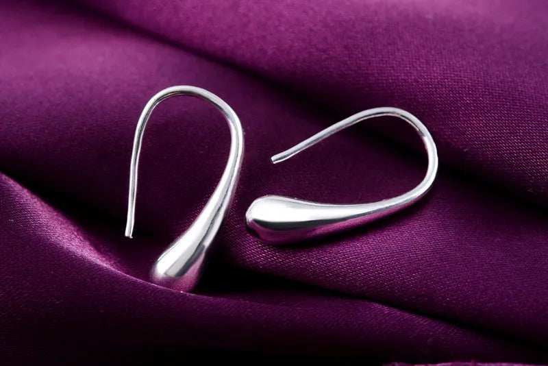 Sterling Silver Teardrop Earrings Exclusive Edition Made in the UK