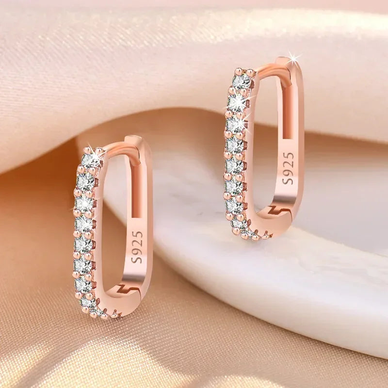 Italian Sterling Silver Hoop Earrings Handcrafted Limited Edition Collection