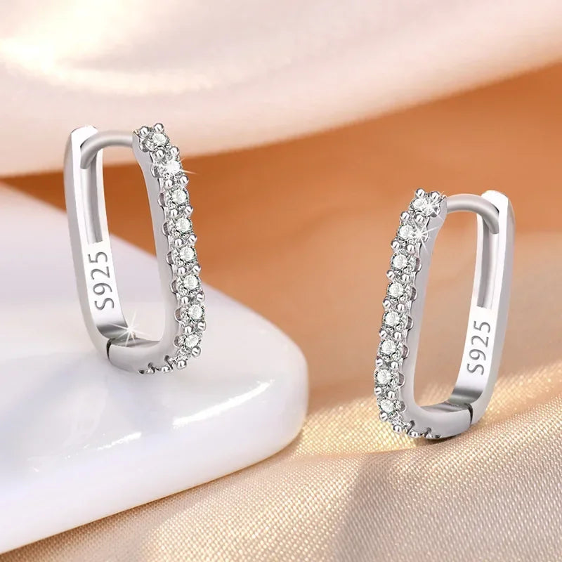 Italian Sterling Silver Hoop Earrings Handcrafted Limited Edition Collection