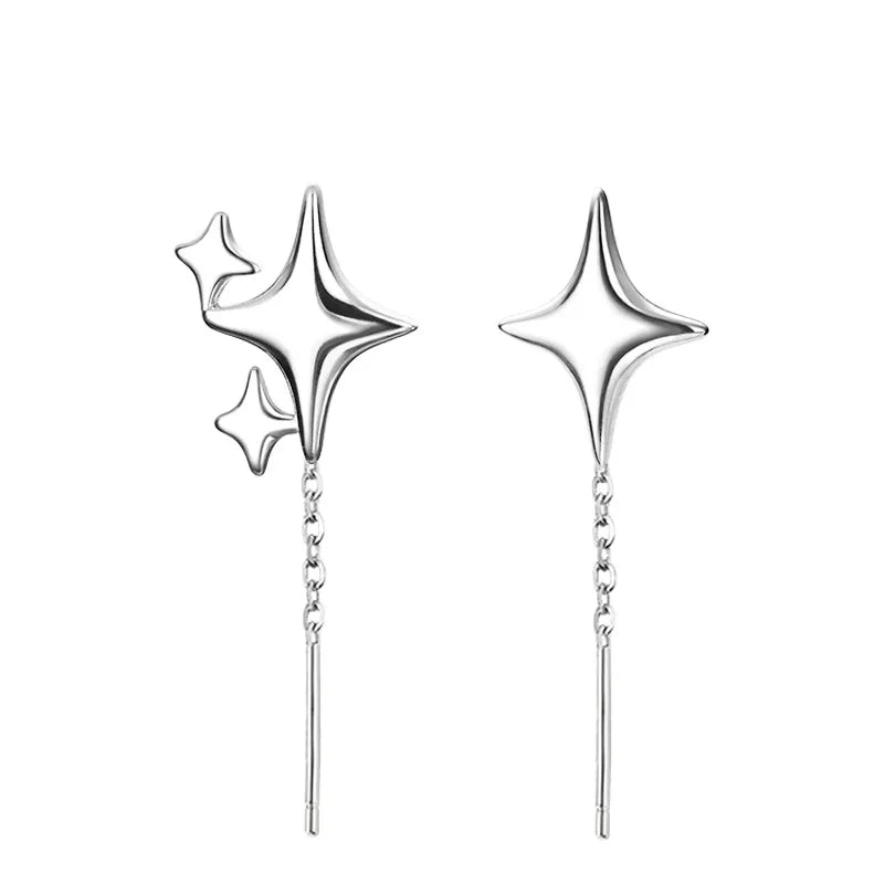 Sterling Silver Star Earrings - Limited Edition