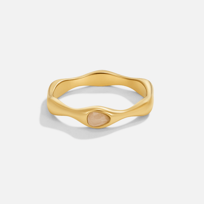 Amalfi Wave Gold Ring