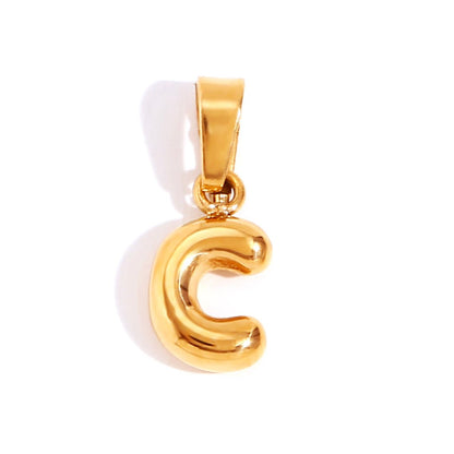 Sophisticated Bubble Letter Necklace - Phaedra