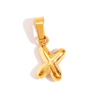 Sophisticated Bubble Letter Necklace - Phaedra