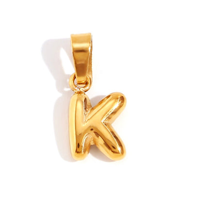 Sophisticated Bubble Letter Necklace - Phaedra