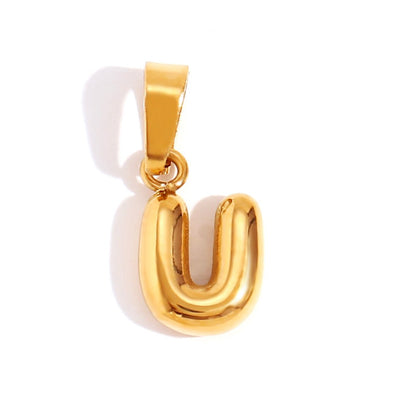 Sophisticated Bubble Letter Necklace - Phaedra