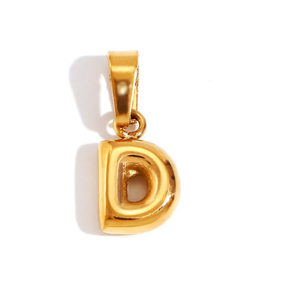 Sophisticated Bubble Letter Necklace - Phaedra