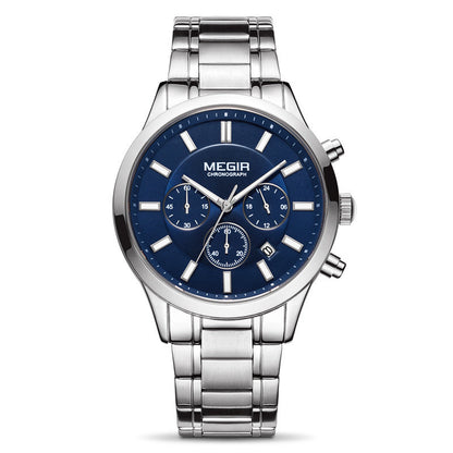 Men's Stainless Steel Sport Chronograph Watch