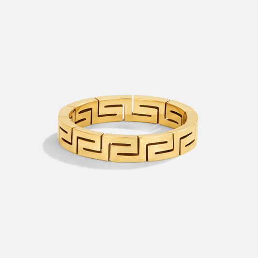 Célestine Hollow Gold Ring