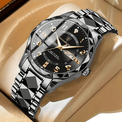 Classic Analog Watch with Elegant Metal Bracelet, Simple Dial and Timeless Design