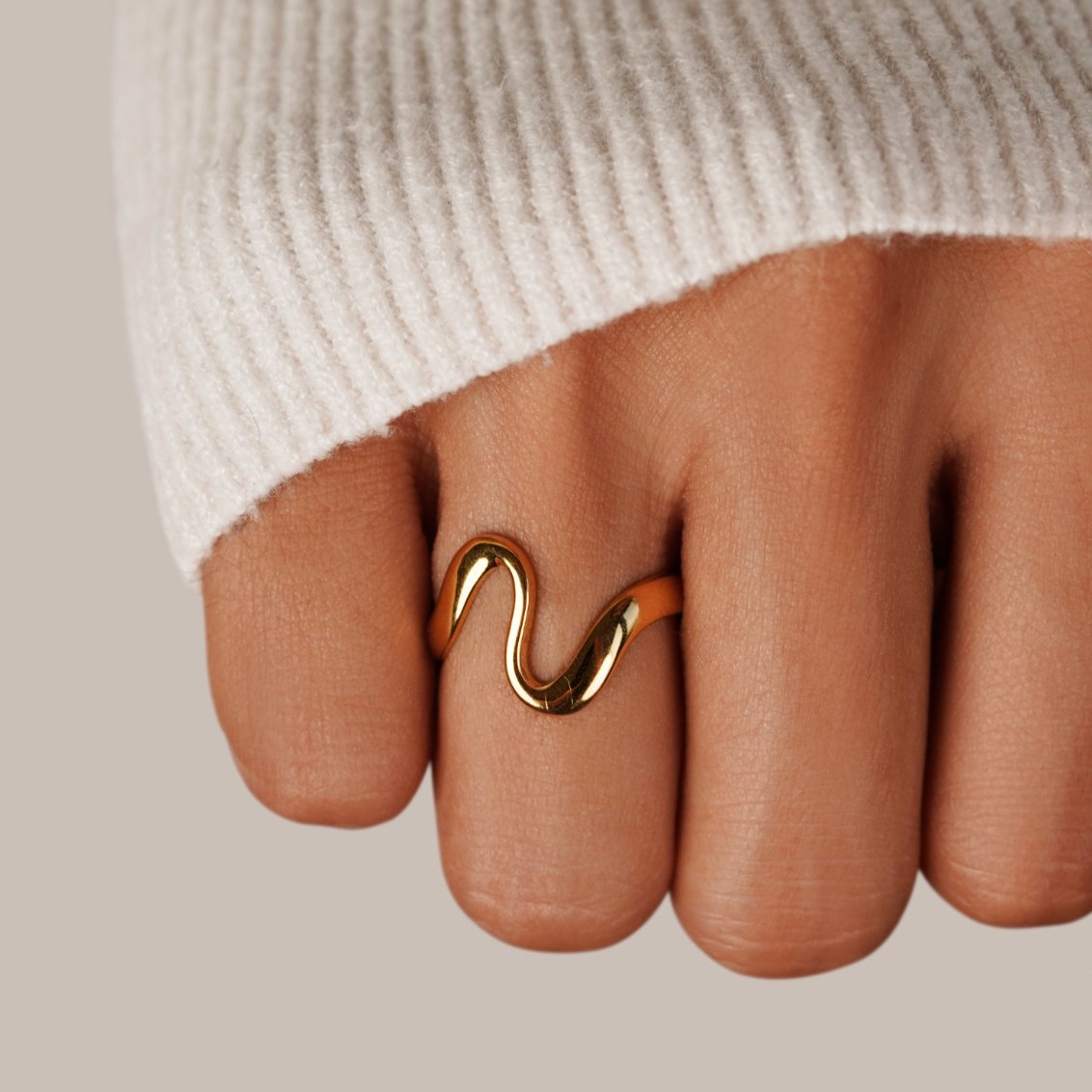 Onda Dorata Ring