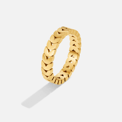 Gold Olive Leaf Ring