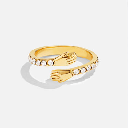 Hug Me Forever Gold Ring