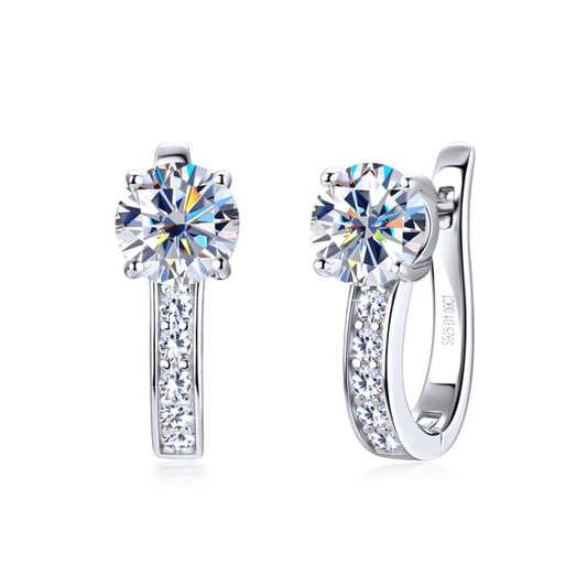 Moissanite Stud Earrings - Nimue