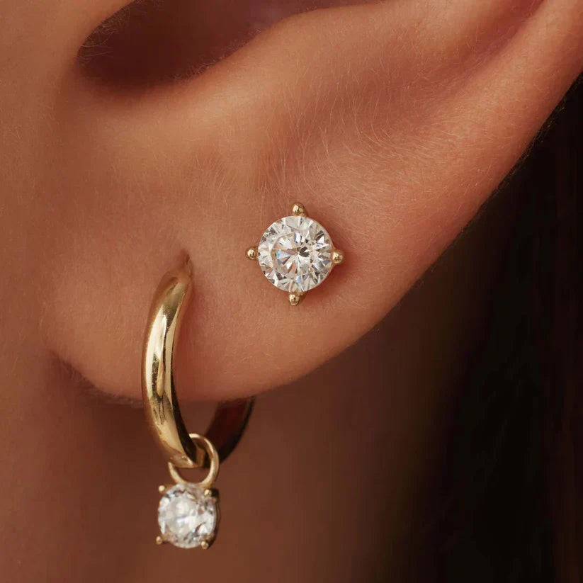 Moon Tears Stone Earrings