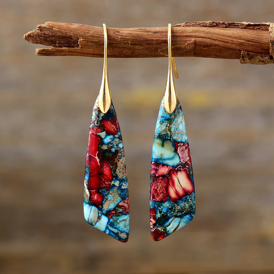 Multicolor Gemstone Earrings Timeless Collection Limited Edition