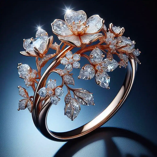Sparkling Crystal Ring