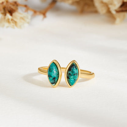 Green Jade Wrap Ring