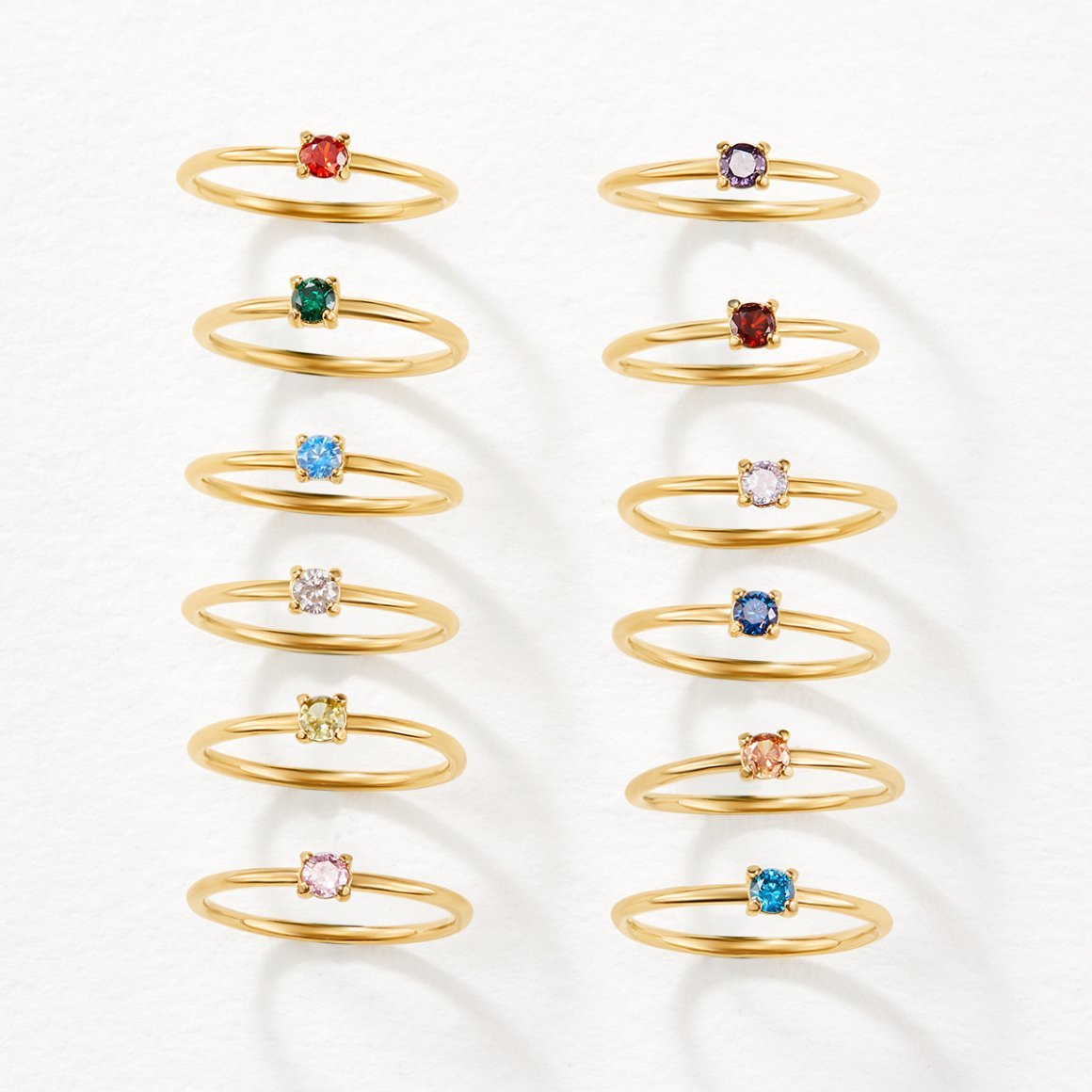Gold June Birthstone Ring