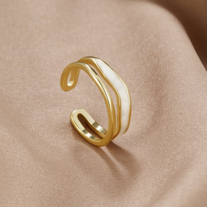Sahara Layered Gold Ring